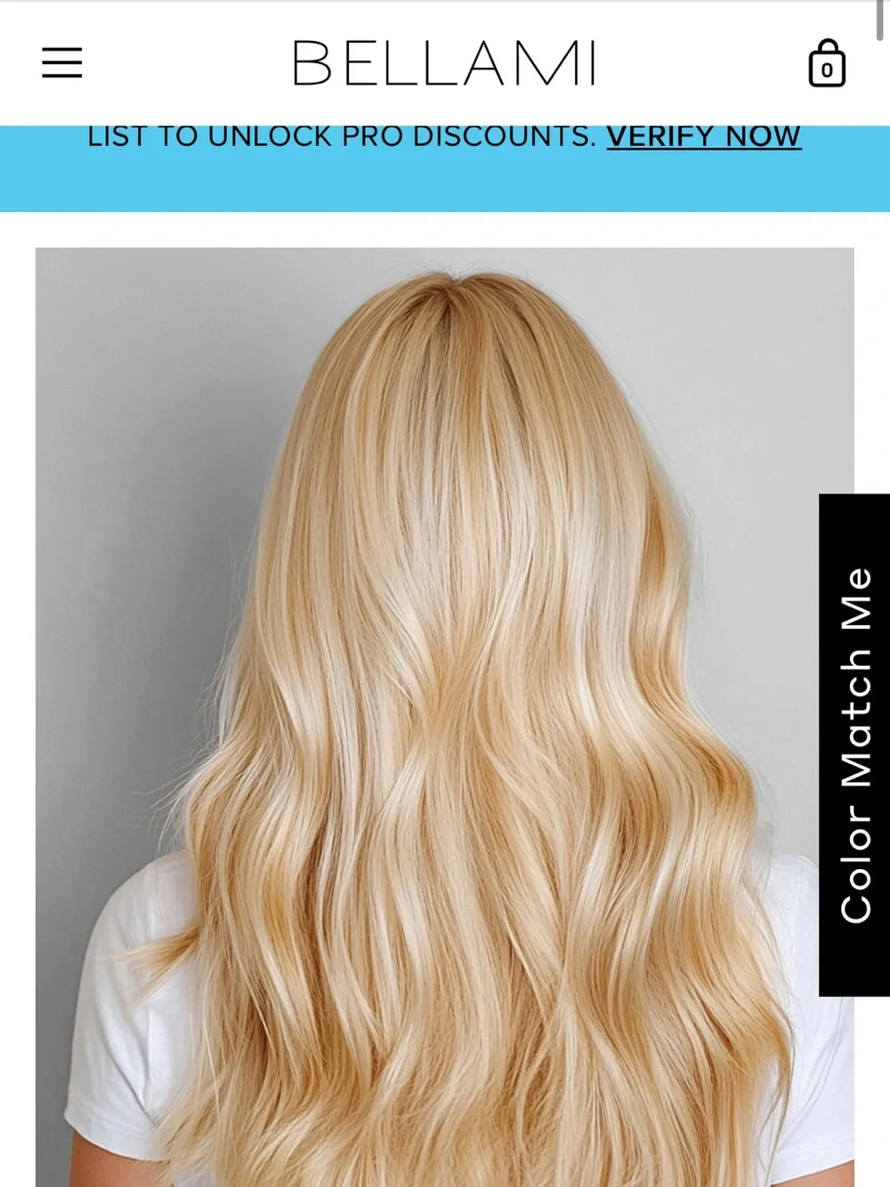 BELLAMI Honey Blonde Wavy Clip-In Extensions